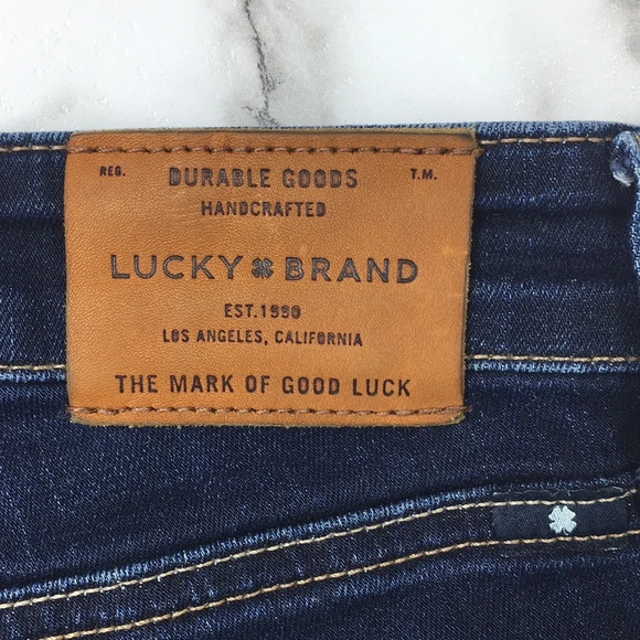 Lucky Brand Sweet Boot Jeans Womens 00/24 Twight Blue Wash Denim Orta‎ Premium - Picture 5 of 14